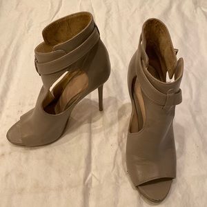 Zara peep toe heels